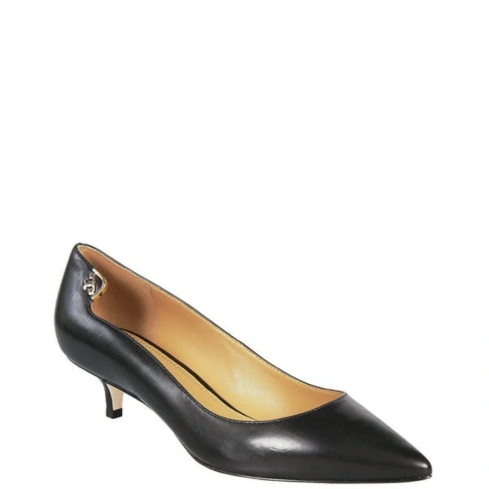 TORY BURCH Elizabeth leather pumps Black Sz 6.5